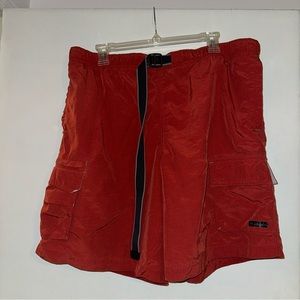 Men’s red‎ Columbia xco belted cargo shorts
